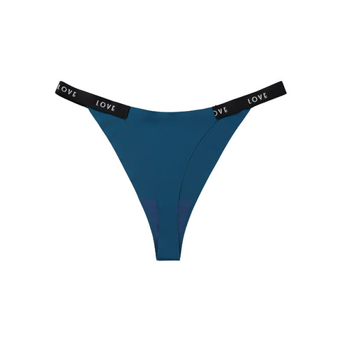 Breathable Women's Letter Sport Thong Panties Brief Panties