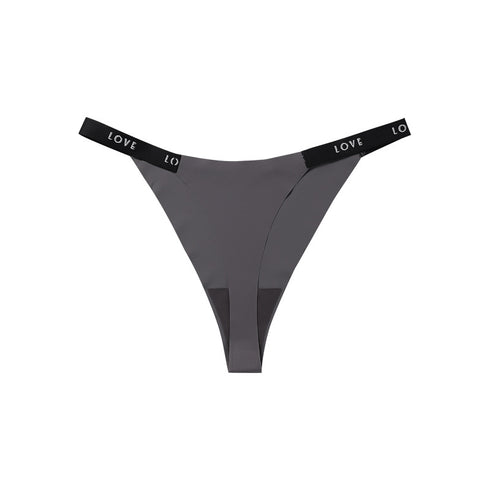 Breathable Women's Letter Sport Thong Panties Brief Panties
