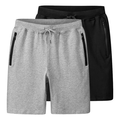 Casual Athletic Shorts for Men with Pockets and Elastic Waistband