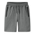 Casual Athletic Shorts for Men with Pockets and Elastic Waistband