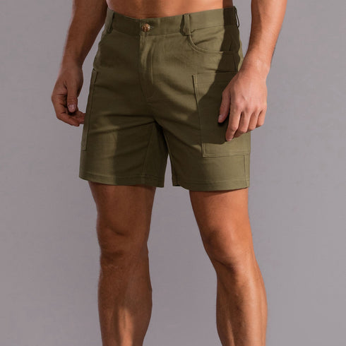 Casual Cargo Hiker Stretch Shorts for Men