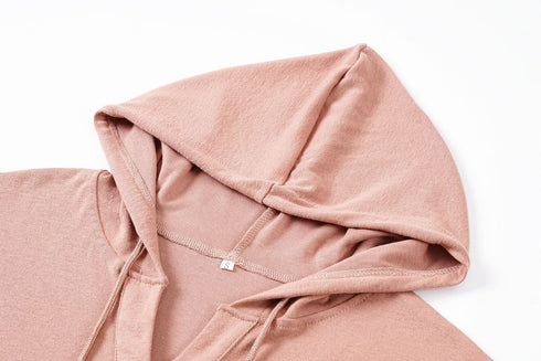 Casual Long Sleeved Hoodie Plain Hoodies for Women