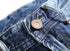 Casual Stretch Denim Mid Waisted Men's Denim Jean Shorts