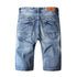 Casual Stretch Denim Mid Waisted Men's Denim Jean Shorts