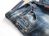 Casual Stretch Denim Mid Waisted Men's Denim Jean Shorts