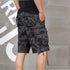 Casual Men's Camo Cargo Shorts with Multi-Pocket