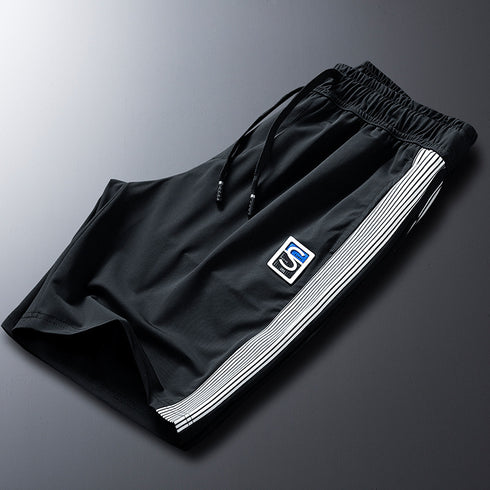 Casual Men's Elastic Waist Lightweight Athletic Gym Jogger Shorts