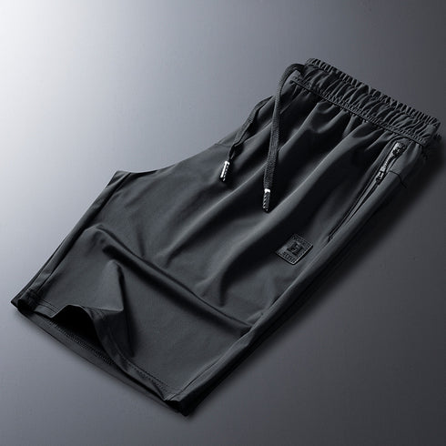 Casual Men's Elastic Waist Lightweight Athletic Gym Jogger Shorts