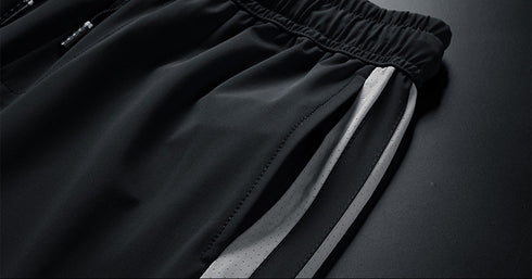 Casual Men's Elastic Waist Lightweight Athletic Gym Jogger Shorts