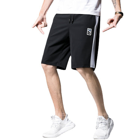 Casual Men's Elastic Waist Lightweight Athletic Gym Jogger Shorts