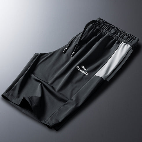 Casual Men's Elastic Waist Lightweight Athletic Gym Jogger Shorts