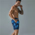 Casual Men's Quick Dry Printed Beach Shorts with Mesh Lining