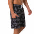 Casual Men's Quick Dry Printed Swim Trunks with Mesh Lining