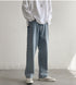Casual Men's Straight Leg Fleece-Lined Denim Jeans