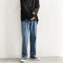 Casual Men's Straight Leg Fleece-Lined Denim Jeans
