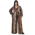 Casual Plus Size Women's V-neck Print Jumpsuits
