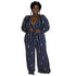Casual Plus Size Women's V-neck Print Jumpsuits