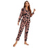 Casual Print Loose Sleepwear Women's Loungewear Pajama Sets