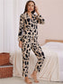 Casual Print Loose Sleepwear Women's Loungewear Pajama Sets