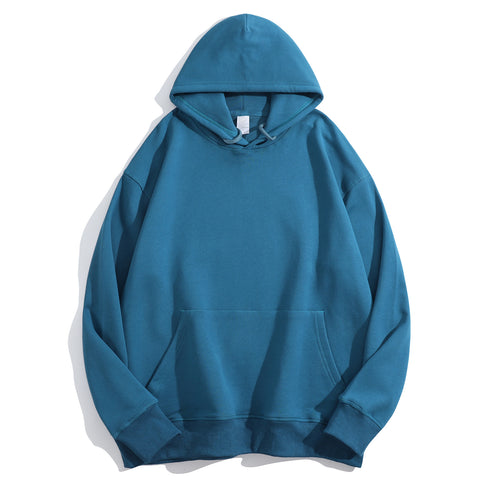 Casual Pullover Long Sleeve Hoodie with Kanga Pocket