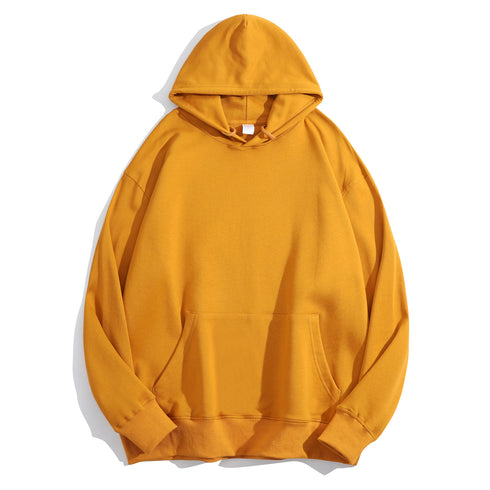Casual Pullover Long Sleeve Hoodie with Kanga Pocket