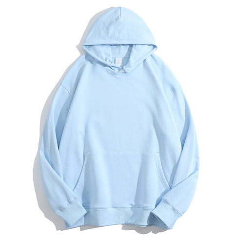 Casual Pullover Long Sleeve Hoodie with Kanga Pocket