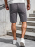 Casual Running Shorts for Men with Elastic Waistband