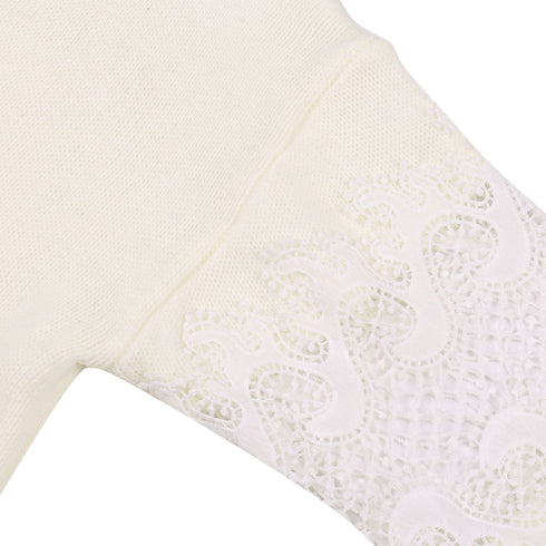 Casual Simple Loose Pullover V Neck Sweater Women's Knit Tops