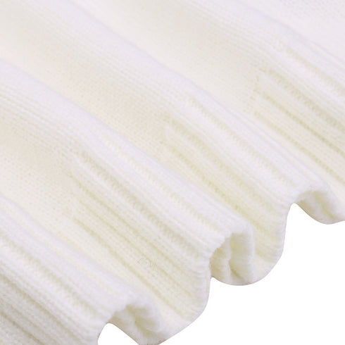 Casual Simple Loose Pullover V Neck Sweater Women's Knit Tops