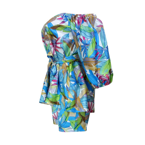 Casual Stylish Plus Size Women's Floral Two Piece Outfits