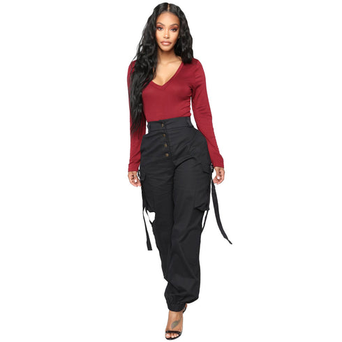 Casual Stylish Women's Multi-pocket Fashion Cargo Pants