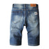 Casual Summer Loose Mid Waist Men's Ripped Jean Shorts