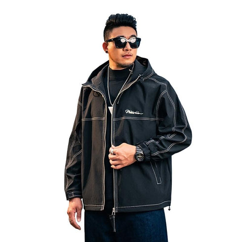 Casual Winter Fleece Men’s Zip-Up Plus Size Jacket