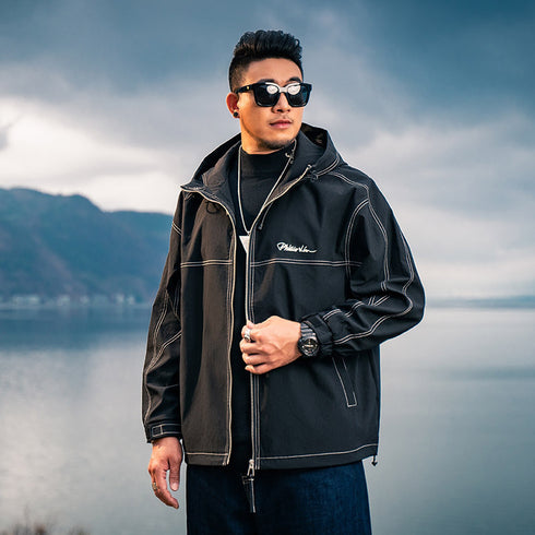 Casual Winter Fleece Men’s Zip-Up Plus Size Jacket