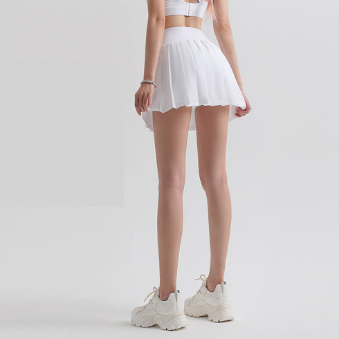 Casual Women's Athletic Pleated Tennis Lining Skirts