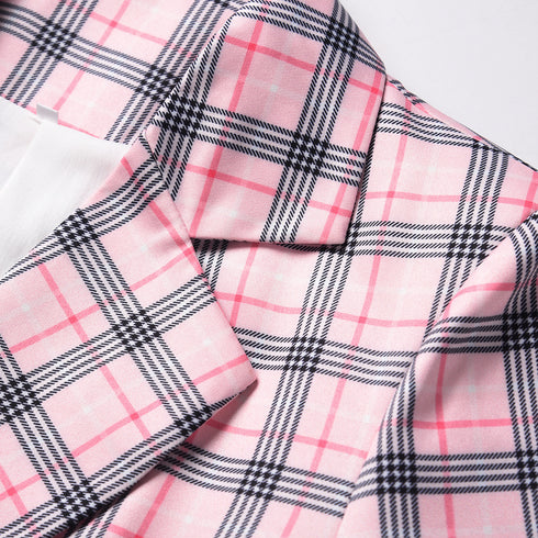 Casual Women's Double-breasted Shorts Two Piece Outfits