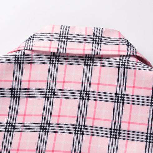 Casual Women's Double-breasted Shorts Two Piece Outfits