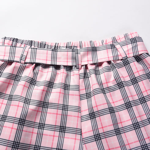 Casual Women's Double-breasted Shorts Two Piece Outfits