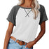 Casual Women's Individuality Color Matching T-shirt