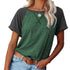 Casual Women's Individuality Color Matching T-shirt