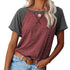 Casual Women's Individuality Color Matching T-shirt