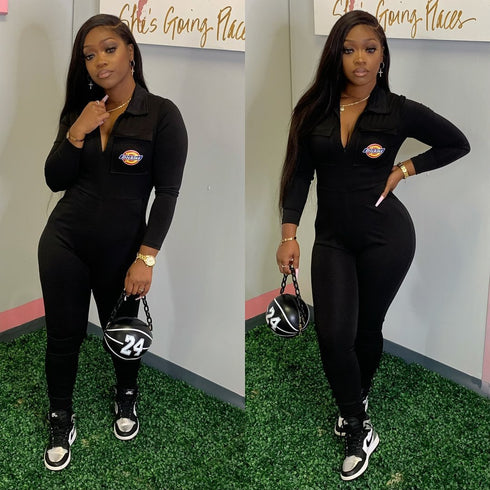 Casual Women's Matching Suits Pure Color Jumpsuits