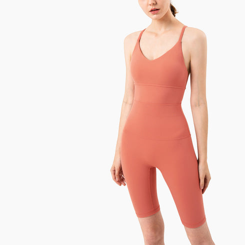 Casual Women's Sexy Spaghetti Strap Crop Yoga Tank