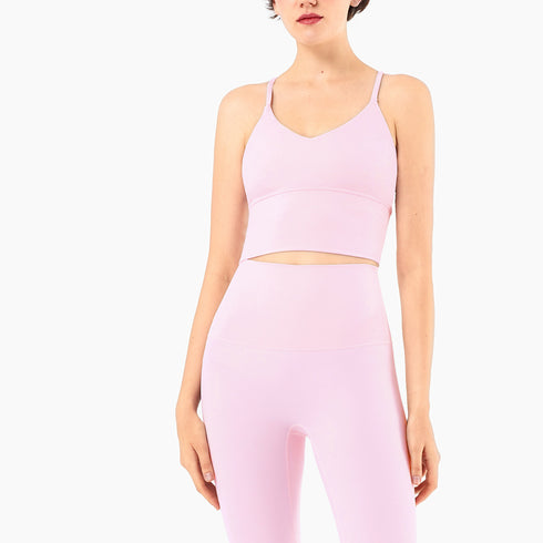 Casual Women's Sexy Spaghetti Strap Crop Yoga Tank