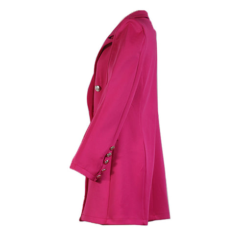 Casual Women's Stylish Slim Double Breasted Blazer