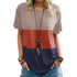 Casual Women's T-shirt Round Collar Short Sleeves Loose Top