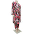 Chest Wrap Cape Print Women's Plus Size 3 Piece Lounge Set