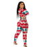 Christmas Pattern Women's Plus Size Two Piece Outfits
