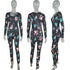 Christmas Pattern Women's Plus Size Two Piece Outfits