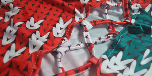 Christmas Pattern Women's Plus Size Two Piece Outfits